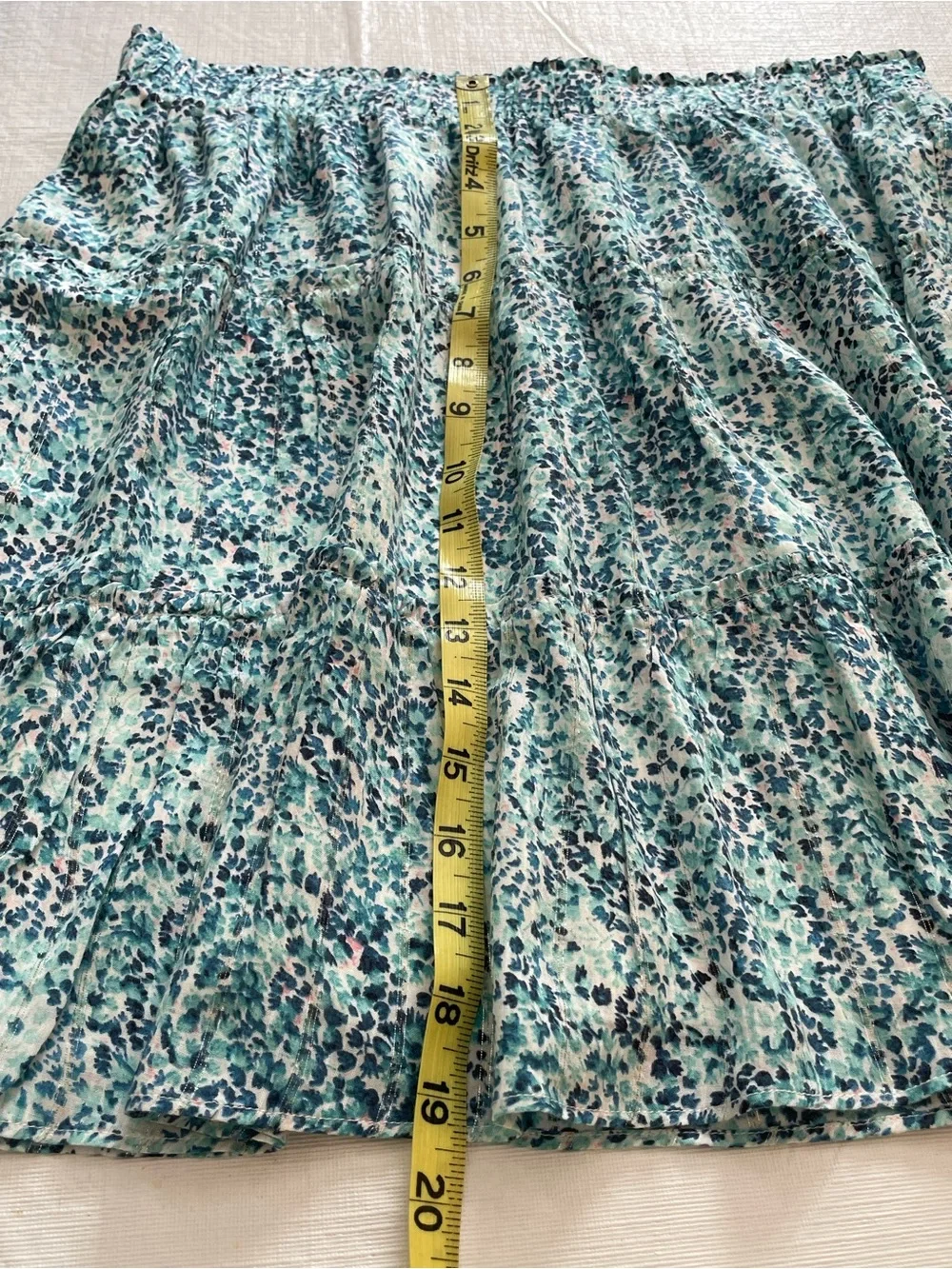 Loft floral ruffle mini skirt - Picture 4 of 7